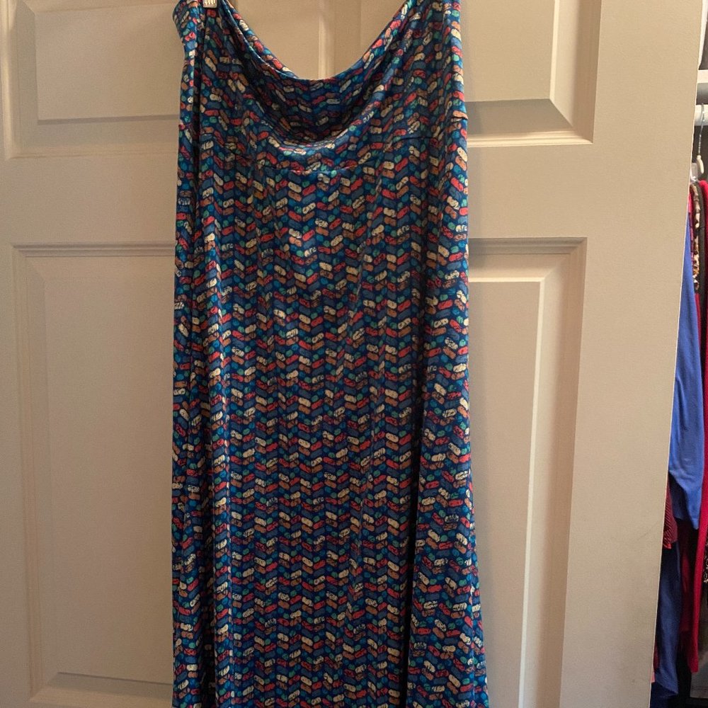 LulaRoe Maxi Skirt, Size XL (18-20), NWOT